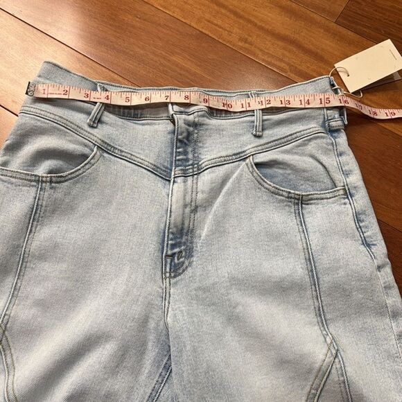 NWT MOTHER Women's High Waisted Pointy Study Nerdy Scatch Jeans size 30 - Picture 13 of 15